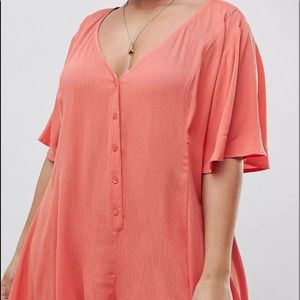 ASOS coral romper